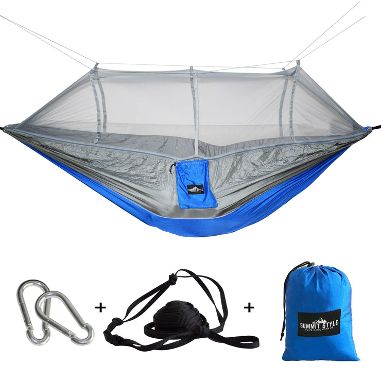 Summit Style's Nature Nest Hammock with Mosquito Net: Blue