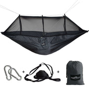 Summit Style's Nature Nest Hammock with Mosquito Net: Black