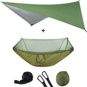 Summit Style 3 in 1 Nature Mosquito Net Hammock with Canopy: Green
