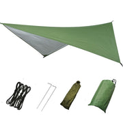 Summit Style 3 in 1 Nature Mosquito Net Hammock with Canopy: Green