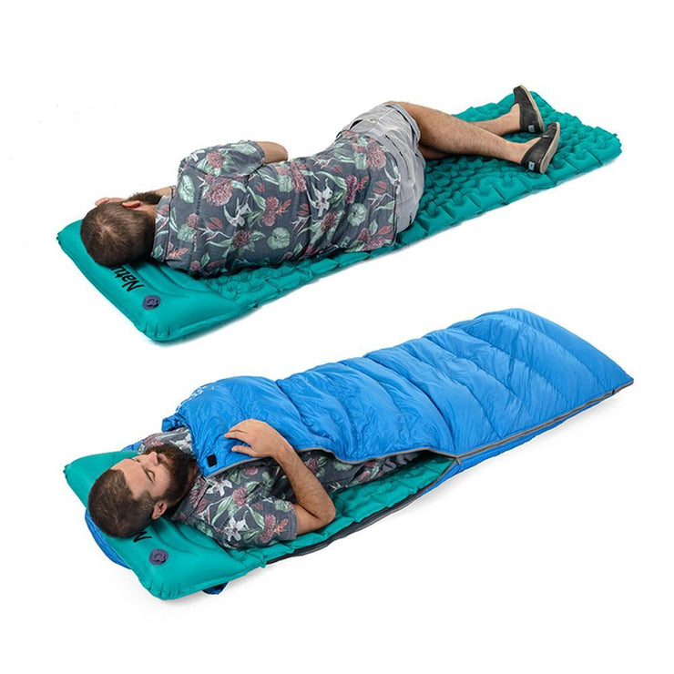 Ultralight Portable Self-Inflating Mattress With Pillow